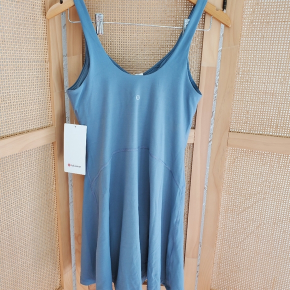 NWOT LULULEMON ALIGN DRESS WITH BUILT IN SHORTS BELGIAN BLUE SIZE 8 - Picture 5 of 5